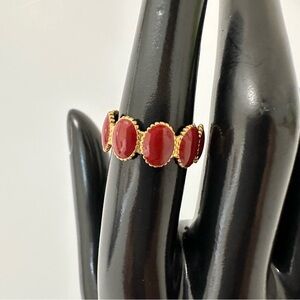 18K Gold Plated Geometric Open Ring